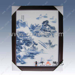 陶瓷瓷板画，陶瓷工艺品，礼品