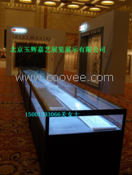 北京黑玻璃展柜租賃高低搭建