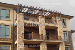 別墅園區陽臺廊架