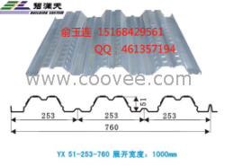 供应YX51-253-760开口楼承板