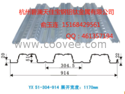 供應(yīng)YX51-304-914開口樓承板