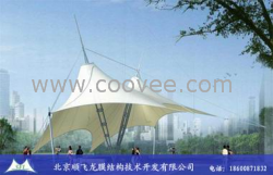 河北遵化縣景觀張拉膜結(jié)構(gòu)