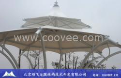 河北大名縣景觀張拉膜結構
