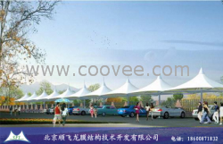 江蘇大豐市停車棚膜結構