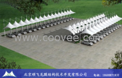 江蘇響水縣停車棚膜結構