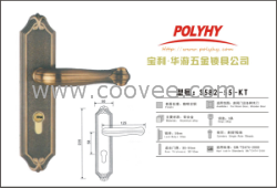 锌合金执手锁S582-55-KT