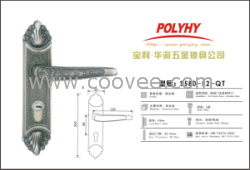 锌合金执手锁S580-52-QT