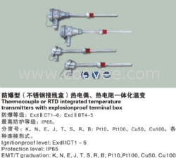 【厂家直销】防爆型（不锈钢接线盒）热电偶