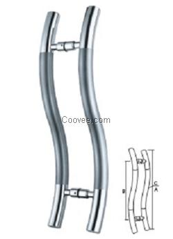 定制批发大门拉手 S型拉手 不锈钢门把手