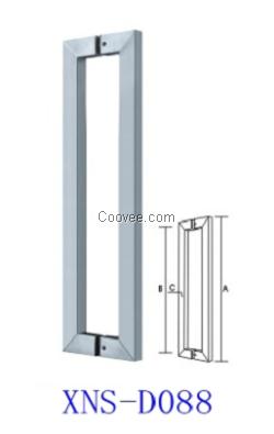 供应不锈钢拉手 大门拉手 玻璃门方管拉手