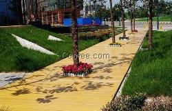 防水防開裂天津塑木地板