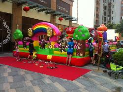 供應大量庫存充氣兒童城堡充氣體育器材充氣