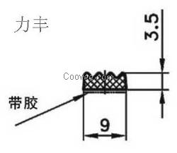 [給力]電器設(shè)備密封條規(guī)格 電器設(shè)備密封條價格到力豐公司