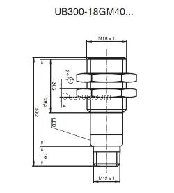 UB300-18GM40-U-V1 超声波传感器