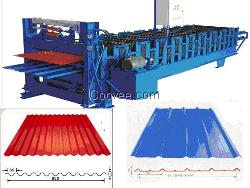 彩鋼壓瓦成型設備
