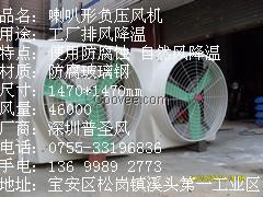 廣東深圳工業(yè)廠房喇叭型抽風(fēng)機(jī)