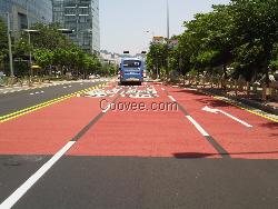 東營花紋，噴涂的新型彩色瀝青錄用材料誠招加盟商。