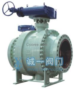 江蘇誠一手動側裝式偏心半球閥