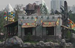 宿遷各種特色塑石假山園林景觀工程仿真樹榕