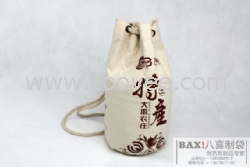 供應農莊土特產束口背袋設計禮品袋定做