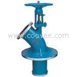 齒輪管接式放料閥