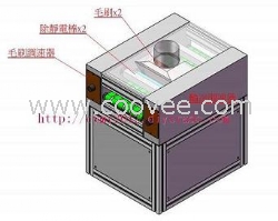 清除片材表面上灰尘/台湾毛刷式除尘