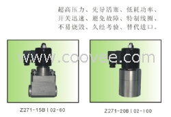 Z271/2-B先导式活塞高压电磁阀