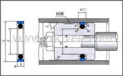 供应大规格大型号孔用方形圈 GSF