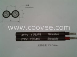 双芯可分离型发电系统用连接电缆