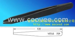 黑色塑料防靜電鑷子VETUS709