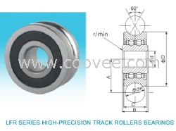 LFR50/5-4NPP，U型槽滾輪軸承