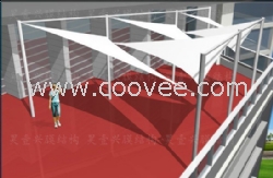 福建張拉膜-機場入口棚-張拉膜運用廣