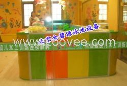 燕郊卡通兒童游泳池專利產品