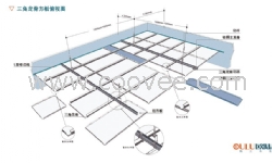 机房吊顶欧陆牌微孔铝扣板天花