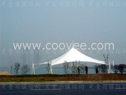 成都張拉膜-溫江公園膜結構制作-張拉膜