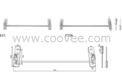 逃生门锁推扛锁 防火逃生锁 消防通道锁