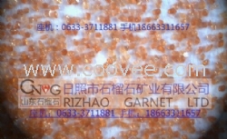 河南开封石榴石磨料 阀门喷砂 快速 干净