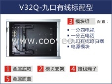 V32Q，九口有線路由標(biāo)配型，接線端子