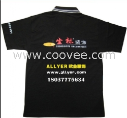 供应装饰装修公司T恤工作服广告衫