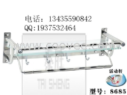 供应天津浴室玻璃多层置物架 【浴巾架厂家