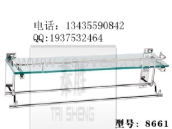 供应韶关太空铝刻花浴巾架，韶关折叠浴巾架