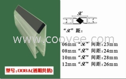 桂林金塑大量供应淋浴房胶条90磁性胶条