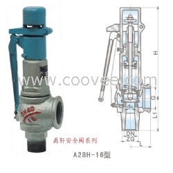 A28H-16C帶扳手全啟式螺紋閥