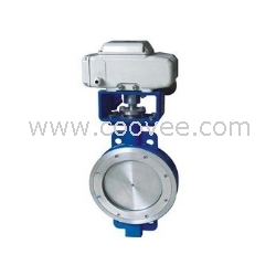 供應(yīng)美科D973H電動對夾式硬密封蝶閥