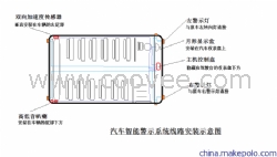 供应汽车主动防追尾系统 驾乐汽车智能警示