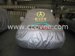 供應(yīng)汽車禮品 涂銀布汽車防曬罩