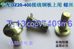 DZ20-400接線銅板上專用螺絲，方形