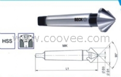 DIN335D斜柄3刃90度HSSE锪鉆