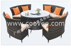 海南三亞花園休閑仿藤家具批發