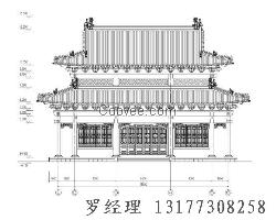 寺庙图纸设计